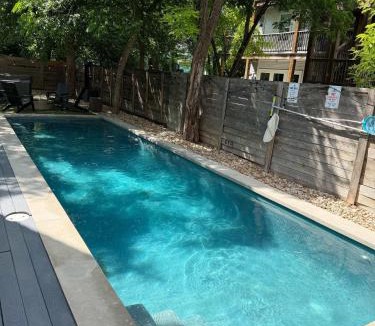 East Cesar Chavez House | Refined Rainey Retreat - Pool - Hot tub - Fire Pit