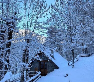 Colmars Ski Chalet | Refuge-style chalet Mountain view