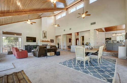 Spicewood House | Regal riverfront home with 2 cabins - 2 miles to marina