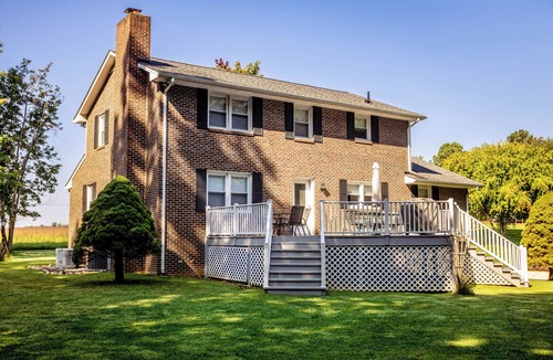 New River House | Relax at this serene waterfront retreat featuring a private dock, perfect for lake lovers!
