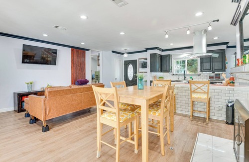 Hacienda Heights House | Relax Fireside: Hacienda Heights Gem w/Patio!