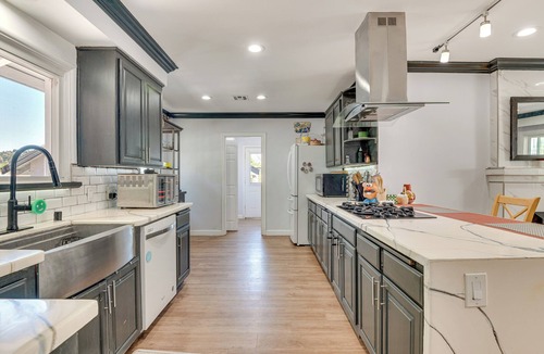 Hacienda Heights House | Relax Fireside: Hacienda Heights Gem w/Patio!