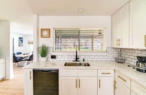 Irving House | Relax Fireside: Dallas Area Home w/Yard & Patio!