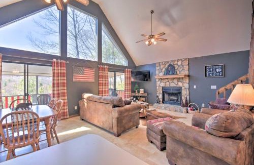 Upper Peachtree House | Relax Fireside HighBearNation Lodge Near Hiking
