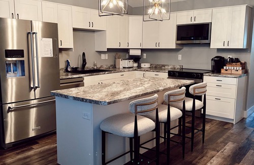 Menomonie House | Relax in Modern Comfort Beside the River & Trails