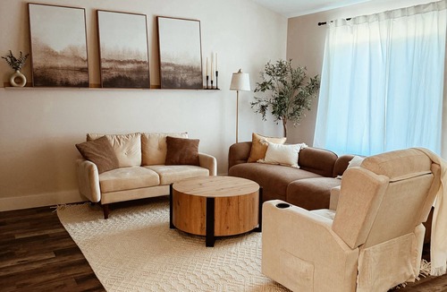 Menomonie House | Relax in Modern Comfort Beside the River & Trails