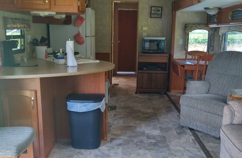 Ripley House | Relax in our refurbished 40 ft. RV overlooking beautiful vineyards in Ripley, NY