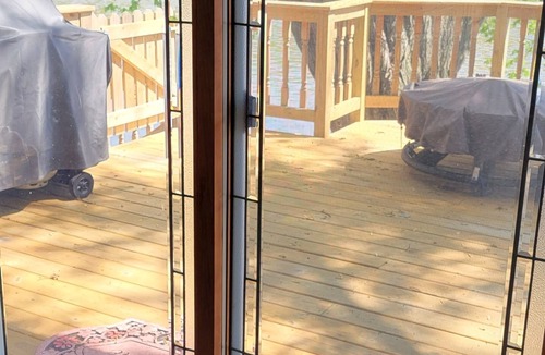 Lynn Center Cabin | Relax on the Rock River this Spring! Book our cozy 1-bedroom cabin!