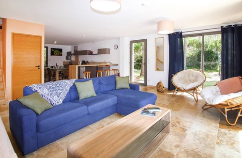 Vagnas House | Relax to the fullest in this idyllically located vacation home with pool.