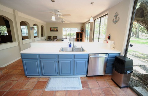 Cedar Lane House | Relaxing Caney Creek views or just minutes from the beach!