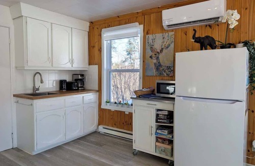 Saint-Tite-des-Caps Ski Chalet | Relaxing Chalet Getaway with Spa, Fireplace & BBQ