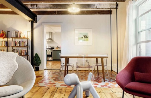 Beacon House | Relaxing Chic Home off Main St with Hot Tub & Chef's Kitchen