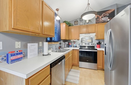 Wichita House | Relaxing Getaway with Outdoor Patio, Fire Pit, and Pool Table