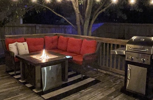 Wichita House | Relaxing Getaway with Outdoor Patio, Fire Pit, and Pool Table