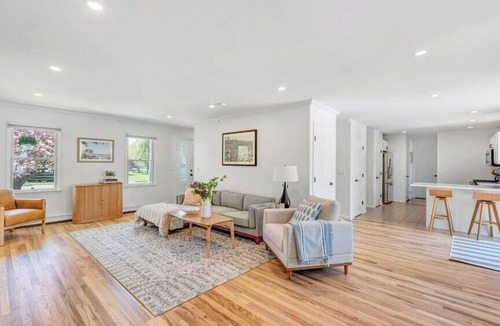 Greenport West House | Relaxing Greenport Escape, Heated Pool, Private Beach Access Steps from the Home