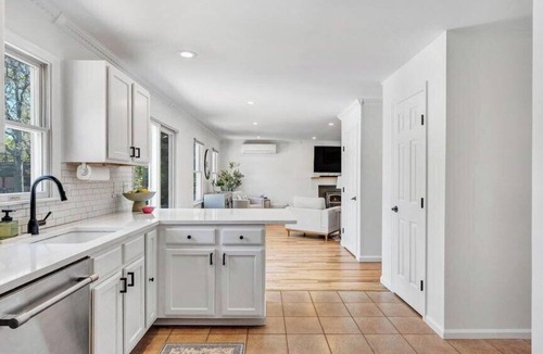 Greenport West House | Relaxing Greenport Escape, Heated Pool, Private Beach Access Steps from the Home