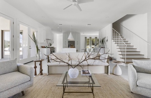 Arp House | Relaxing Lake Retreat w/Private Beach, Pool, Fire Pit & Lake Views