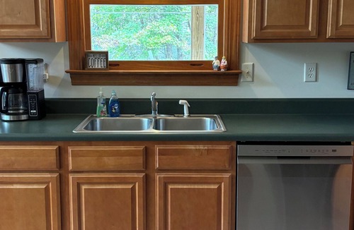 Wise House | Relaxing Lakefront A-Frame with Hot tub and Firepit on Lake Gaston!