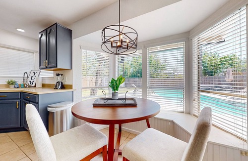 Round Rock House | Relaxing retreat with a private pool, pool spa, washer/dryer, & central AC