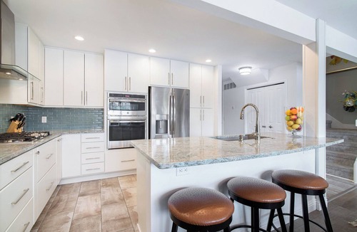 Manistee Condo | Remodeled Harbor Condo Steps to Lake MI