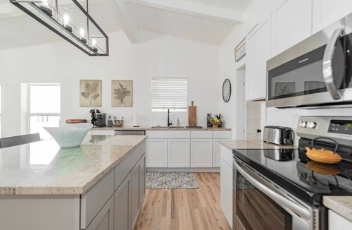 Little Elm House | Remodeled Lakefront! Private beach, toys & hot tub
