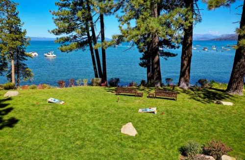 Sierra Shores Apartment | Remodeled Luxury Lakeview w Fireplace Hot Tub Gym PEAK SS13