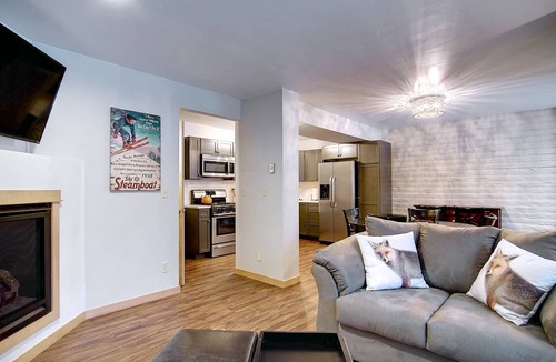 Steamboat Springs House | Remodeled TH Near Resort-Steps to Free Mtn/Town Bus Stop+ HotTub-W/D in Unit-Gas Fireplace-Mtn View
