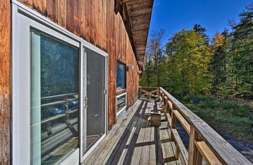 Stowe Area House | Remote Cabin with Fire Pit 3 Miles to Stowe Mtn!