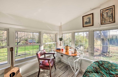 Dauberville House | Remote Pennsylvania Cabin with Private Hot Tub