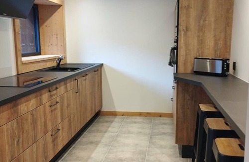 Saint-Jean-dʼAulps House | Renovated 2-Bedroom Apartment with Terrace and Private Parking