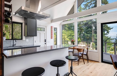 South Colby House | Renovated A-frame with water view