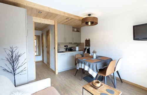 La Clusaz Apartment | Renovated Apartment in Village Center with Garage and Balcony