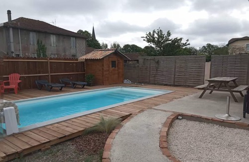 Saint-Paul-en-Born House | Renovated barn with private pool