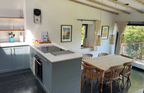 Milford Haven House | Renovated Barn with Pond View