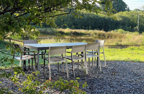 Milford Haven House | Renovated Barn with Pond View