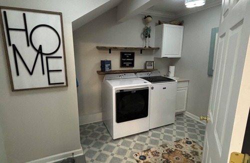 Lakeland House | Renovated lake front home with great views & swim dock!