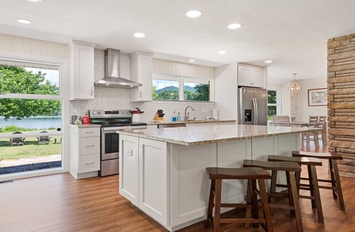Lake Junaluska House | Renovated Lakefront Home with Stunning View