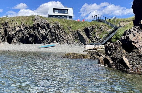 Trinity East House | Renovated Oceanfront Home with Private Beach