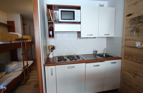 Montgenevre Apartment | Renovated studio 4 pers - Direct ski access - Balcony