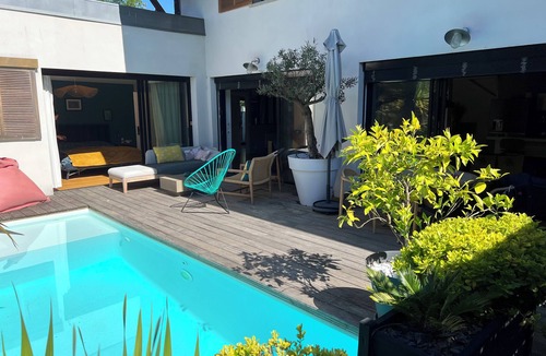 Cote Pavee House | Renovated studio for 8 people with swimming pool and garden in the heart of Toulouse
