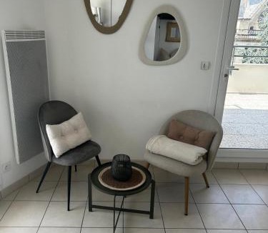 Le Bon Sauveur Apartment | Renovated studio with 50 m2 terrace