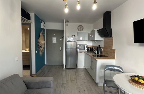 Argeles Plage Condo | Renovated waterfront apartment.