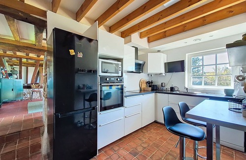 Triqueville House | Rent charming Norman half-timbered house with large garden - sleeps 6/7