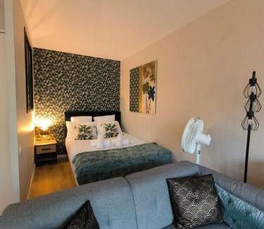 Billere Apartment | Residence calme-Balcon-Parking-5 min de Pau centre