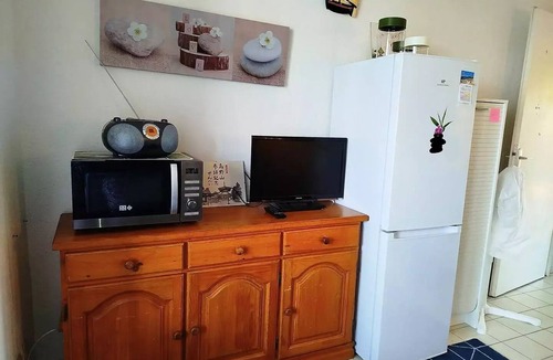 Saint-Cyprien Plage Apartment | Residence Le Tropique - Beachfront for this t2 in residence with pool -4TRO94
