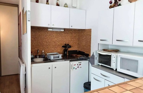 Bareges Apartment | Residence Marmottes - Studio cabin with private covered parking space