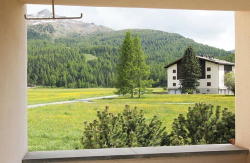 Sils-Maria Apartment | Residenza Lagrev - 2 room flat no. 005 - type 21A - raised ground floor - south