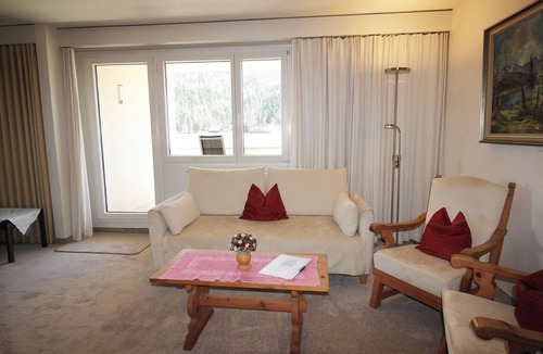 Sils-Maria Apartment | Residenza Lagrev - 1 1/2 room flat no. 107 - type 15B - 1st floor - south