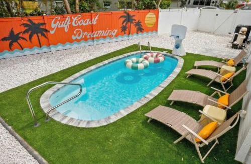 Seminole House | Resort Style Backyard Pool Sport Court Putt Putt
