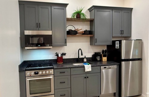 Pilot Mountain Apartment | Restful Remedy~A modern industrial farmhouse Alcove studio in Pilot Mountain.